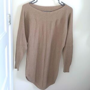 Dynamite Long Sleeve Boat Neck Sweater small